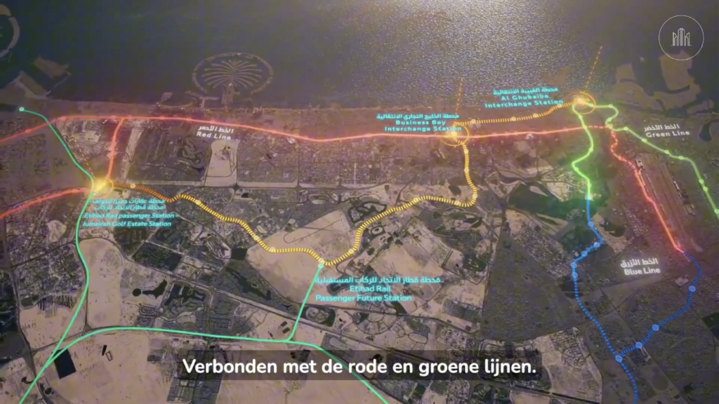 Dubai metro gold line